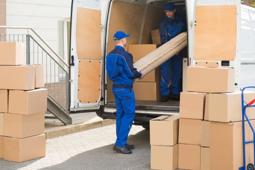 Accessible moving service webpage shown with screen-reader-friendly layout