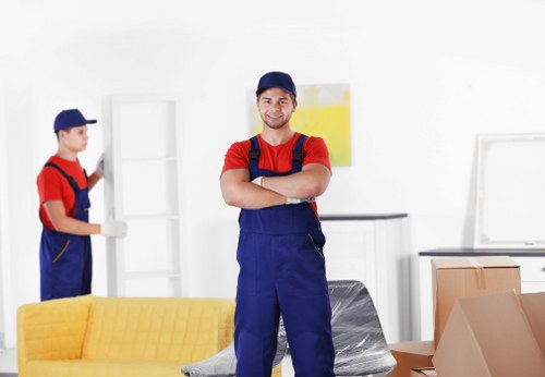 Local movers working on a residential move in Woolwich