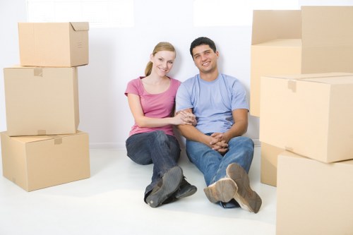 Commercial moving truck service in Woolwich for office and shop relocations