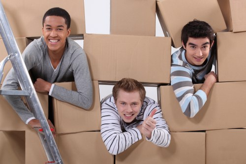 Packing and furniture handling for a Woolwich home move