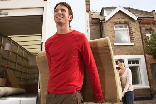 Removal team planning a move in Woolwich