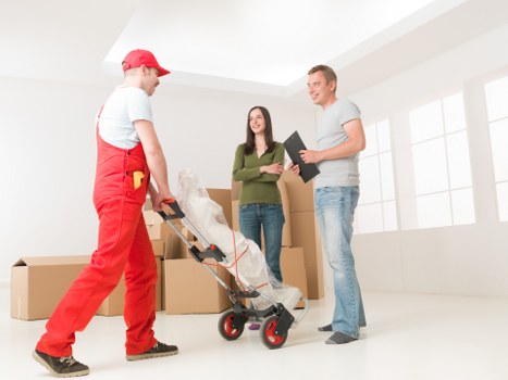 Furniture dismantling and setup for an office relocation in Woolwich