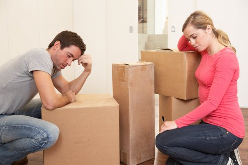 Removing bulky household furniture from a Woolwich property