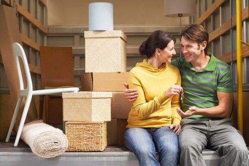 Flat move support in Woolwich with access planning